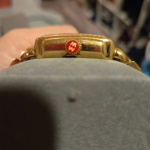 Limited edition 18K Gold-Plated Michele watch - Picture 6 of 8